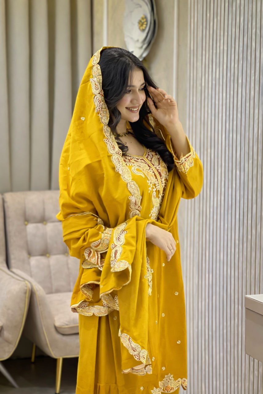 Royal Glow Designer Sharara Suit Set
